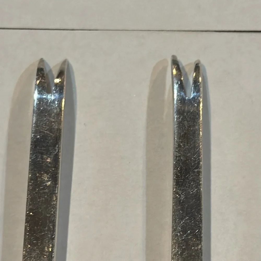 SOLA V. ZWANENBURG Dutch Origin “100”- Silver Plated Lobster Forks‎